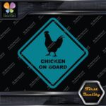 Chicken On Board Warning Sign Diamond Shape Animals Cars Vinyl Decals Stickers - Image 13
