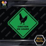 Chicken On Board Warning Sign Diamond Shape Animals Cars Vinyl Decals Stickers - Image 14