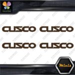 Compatible Cusco Cars Suspensions Name Only 4 MINI SIZE Decals Stickers Vinyl - Image 23