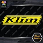 Compatible Klim Outlined Rectangle Motorcycles Clothing Vinyl Decals Stickers - Image 3
