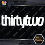 Compatible Thirtytwo Snowboard Name Only 32 Sports Logo Decals Stickers Vinyl - Image 3