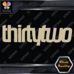 Compatible Thirtytwo Snowboard Name Only 32 Sports Logo Decals Stickers Vinyl - Image 23