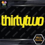 Compatible Thirtytwo Snowboard Name Only 32 Sports Logo Decals Stickers Vinyl - Image 5