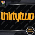 Compatible Thirtytwo Snowboard Name Only 32 Sports Logo Decals Stickers Vinyl - Image 6