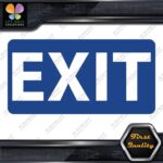 Exit Sign Door Indications Emergency No Background Decals Stickers Vinyl - Image 11