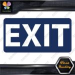 Exit Sign Door Indications Emergency No Background Decals Stickers Vinyl - Image 12