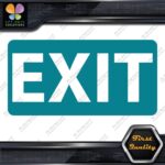 Exit Sign Door Indications Emergency No Background Decals Stickers Vinyl - Image 13