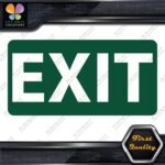 Exit Sign Door Indications Emergency No Background Decals Stickers Vinyl - Image 15