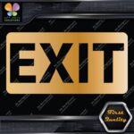 Exit Sign Door Indications Emergency No Background Decals Stickers Vinyl - Image 16