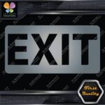 Exit Sign Door Indications Emergency No Background Decals Stickers Vinyl - Image 17