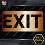 Exit Sign Door Indications Emergency No Background Decals Stickers Vinyl - Image 18