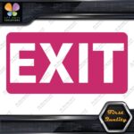 Exit Sign Door Indications Emergency No Background Decals Stickers Vinyl - Image 19