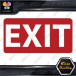 Exit Sign Door Indications Emergency No Background Decals Stickers Vinyl - Image 3