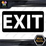 Exit Sign Door Indications Emergency No Background Decals Stickers Vinyl - Image 4