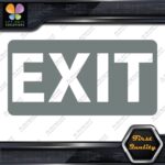 Exit Sign Door Indications Emergency No Background Decals Stickers Vinyl - Image 6