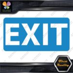Exit Sign Door Indications Emergency No Background Decals Stickers Vinyl - Image 10