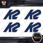 Compatible K2 Snowboards Full Block Pack of 4 MINI SIZE Decals Stickers Vinyl - Image 12