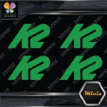 Compatible K2 Snowboards Full Block Pack of 4 MINI SIZE Decals Stickers Vinyl - Image 14