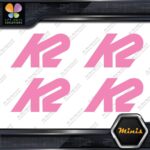 Compatible K2 Snowboards Full Block Pack of 4 MINI SIZE Decals Stickers Vinyl - Image 21