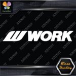 Compatible Work Wheels Rims Simple Name JDM Tuning Racing Decals Stickers Vinyl