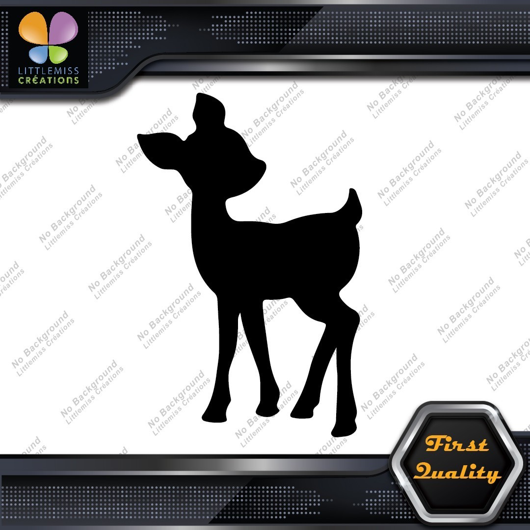 Fawn Deer Baby Cute Young White Tailed Hunting Animals Decals Stickers Vinyl 277423965560 Fawn Deer Baby Cute Young White-Tailed Hunting Animals Decals Stickers Vinyl - Image 1