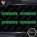 Compatible Dallas Cowboys Name Footbal Pack of 4 MINI SIZE Decals Stickers Vinyl - Image 14