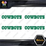 Compatible Dallas Cowboys Name Footbal Pack of 4 MINI SIZE Decals Stickers Vinyl - Image 15