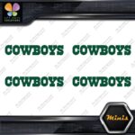 Compatible Dallas Cowboys Name Footbal Pack of 4 MINI SIZE Decals Stickers Vinyl - Image 16