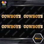 Compatible Dallas Cowboys Name Footbal Pack of 4 MINI SIZE Decals Stickers Vinyl - Image 17