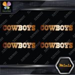 Compatible Dallas Cowboys Name Footbal Pack of 4 MINI SIZE Decals Stickers Vinyl - Image 19