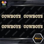 Compatible Dallas Cowboys Name Footbal Pack of 4 MINI SIZE Decals Stickers Vinyl - Image 23