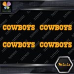 Compatible Dallas Cowboys Name Footbal Pack of 4 MINI SIZE Decals Stickers Vinyl - Image 7