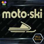 Compatible with Moto-Ski Bottom Buggy Vintage Snowmobile Vinyl Decals Stickers - Image 12