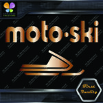 Compatible with Moto-Ski Bottom Buggy Vintage Snowmobile Vinyl Decals Stickers - Image 16