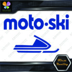 Compatible with Moto-Ski Bottom Buggy Vintage Snowmobile Vinyl Decals Stickers - Image 4