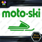 Compatible with Moto-Ski Bottom Buggy Vintage Snowmobile Vinyl Decals Stickers - Image 7