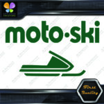 Compatible with Moto-Ski Bottom Buggy Vintage Snowmobile Vinyl Decals Stickers - Image 8