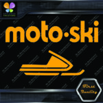 Compatible with Moto-Ski Bottom Buggy Vintage Snowmobile Vinyl Decals Stickers - Image 9