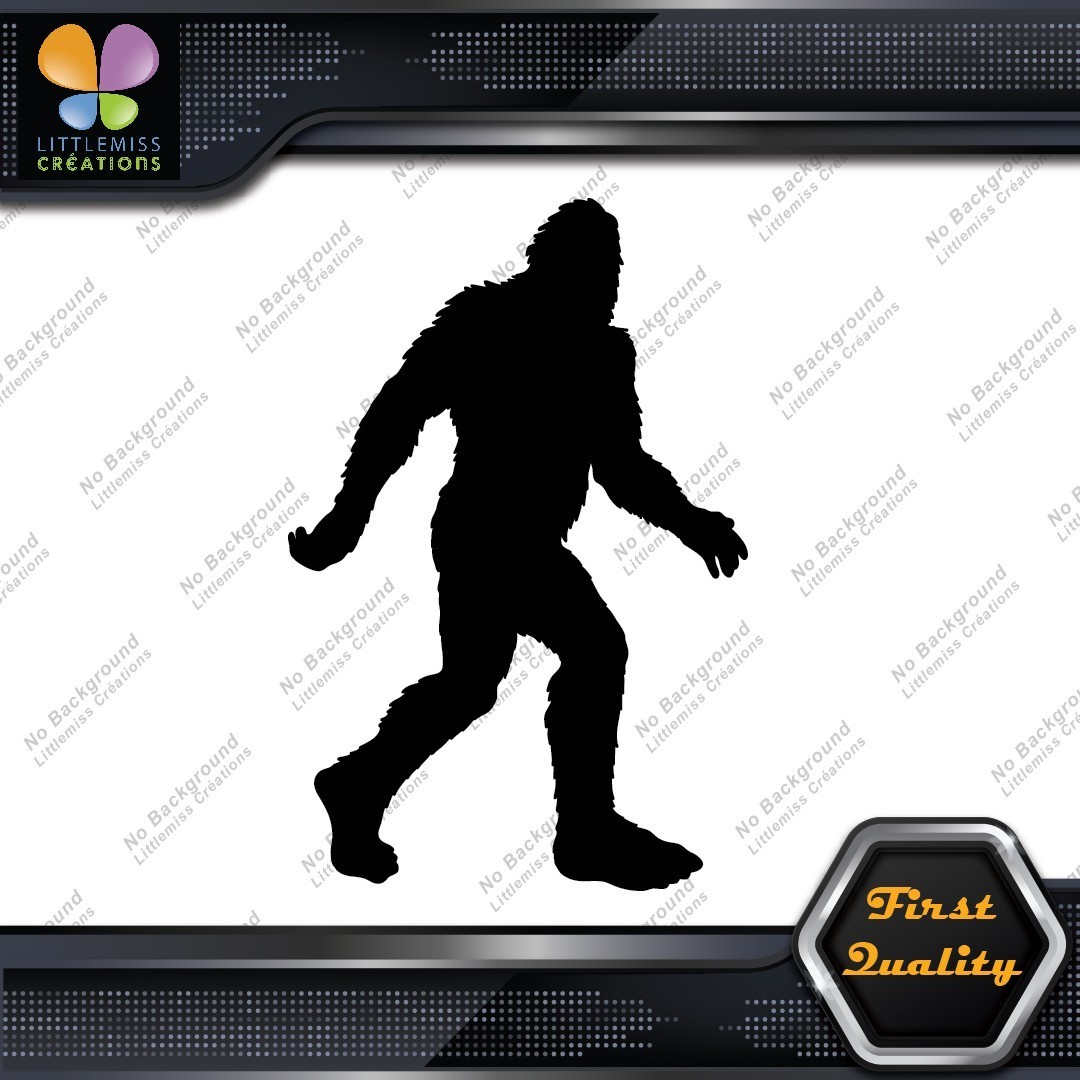 Bigfoot Sasquatch Yeti Walking Fast Sideview Monsters Decals Stickers Vinyl 277286016480 Bigfoot Sasquatch Yeti Walking Fast Sideview Monsters Decals Stickers Vinyl - Image 1
