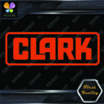 Compatible with Clark Lift Outlined Construction Machinery Vinyl Decals Stickers - Image 14