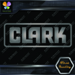 Compatible with Clark Lift Outlined Construction Machinery Vinyl Decals Stickers - Image 16