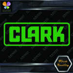 Compatible with Clark Lift Outlined Construction Machinery Vinyl Decals Stickers - Image 3