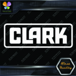Compatible with Clark Lift Outlined Construction Machinery Vinyl Decals Stickers - Image 4