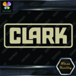 Compatible with Clark Lift Outlined Construction Machinery Vinyl Decals Stickers - Image 6