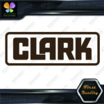 Compatible with Clark Lift Outlined Construction Machinery Vinyl Decals Stickers - Image 7