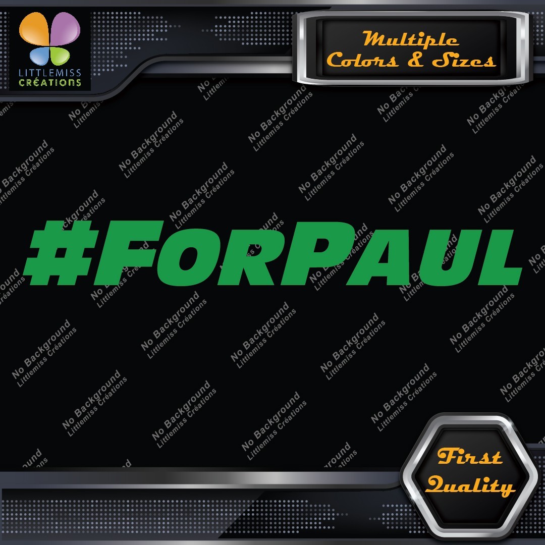 #ForPaul For Paul Walker Tribute Hashtag JDM Tuning Racing Decals Stickers Vinyl - Image 14