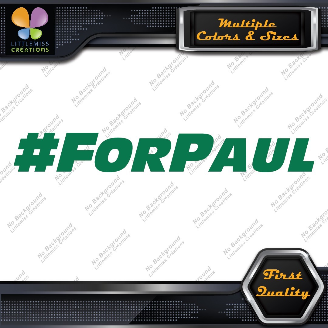 #ForPaul For Paul Walker Tribute Hashtag JDM Tuning Racing Decals Stickers Vinyl - Image 15