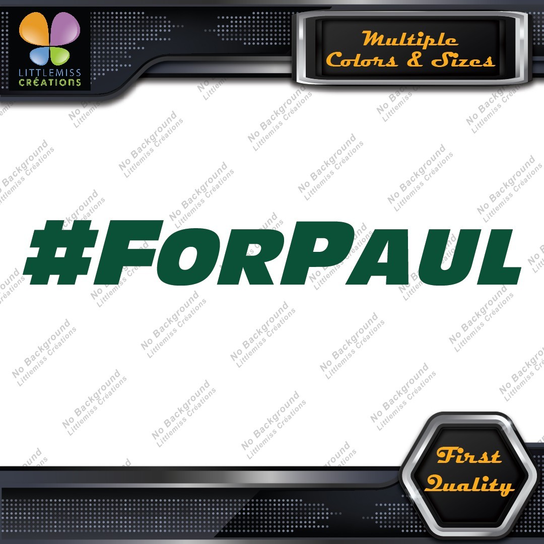 #ForPaul For Paul Walker Tribute Hashtag JDM Tuning Racing Decals Stickers Vinyl - Image 16
