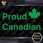 Proud Canadian Maple Leaf RectangleCanada Emblem No Bk Grd Decals Stickers Vinyl - Image 13