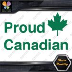Proud Canadian Maple Leaf RectangleCanada Emblem No Bk Grd Decals Stickers Vinyl - Image 14